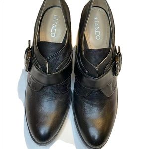 LIZ & CO Chelsea Buckle Ankle Boot SHOES NEW